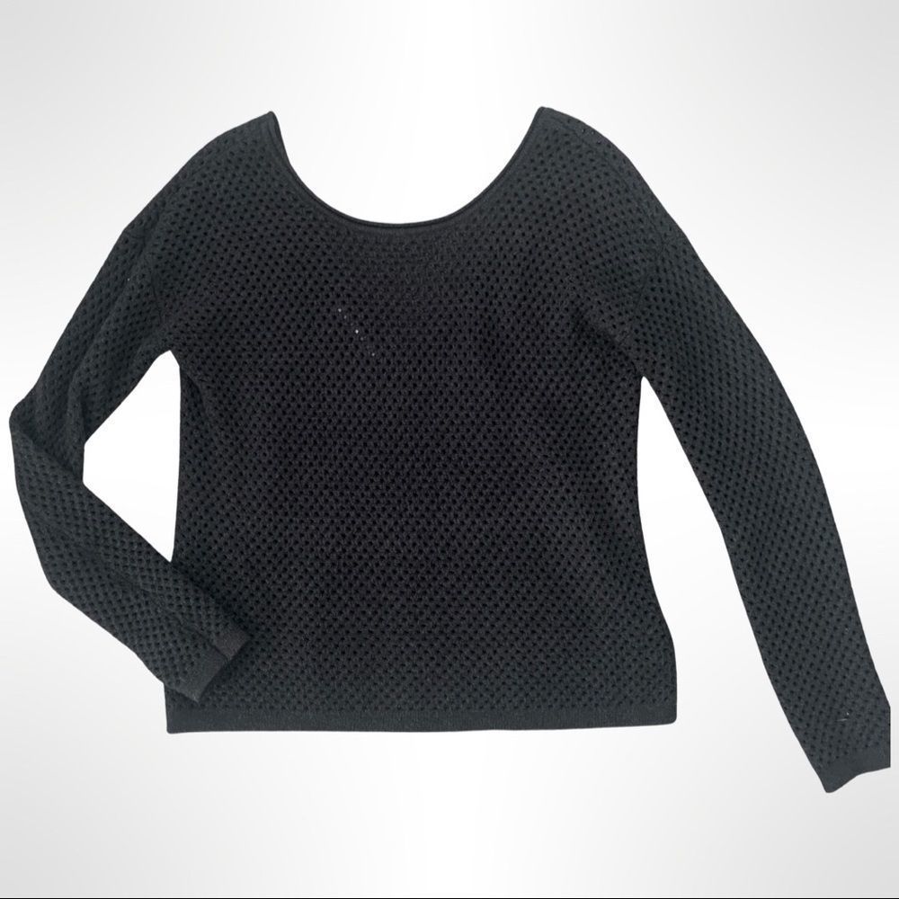 Stitch Fix HARPER LANE 💙2/$25 Sennah Pointelle Open knit  Pullover sweater